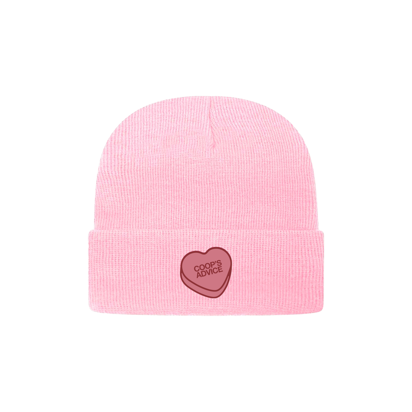 Candy Heart Pink Beanie