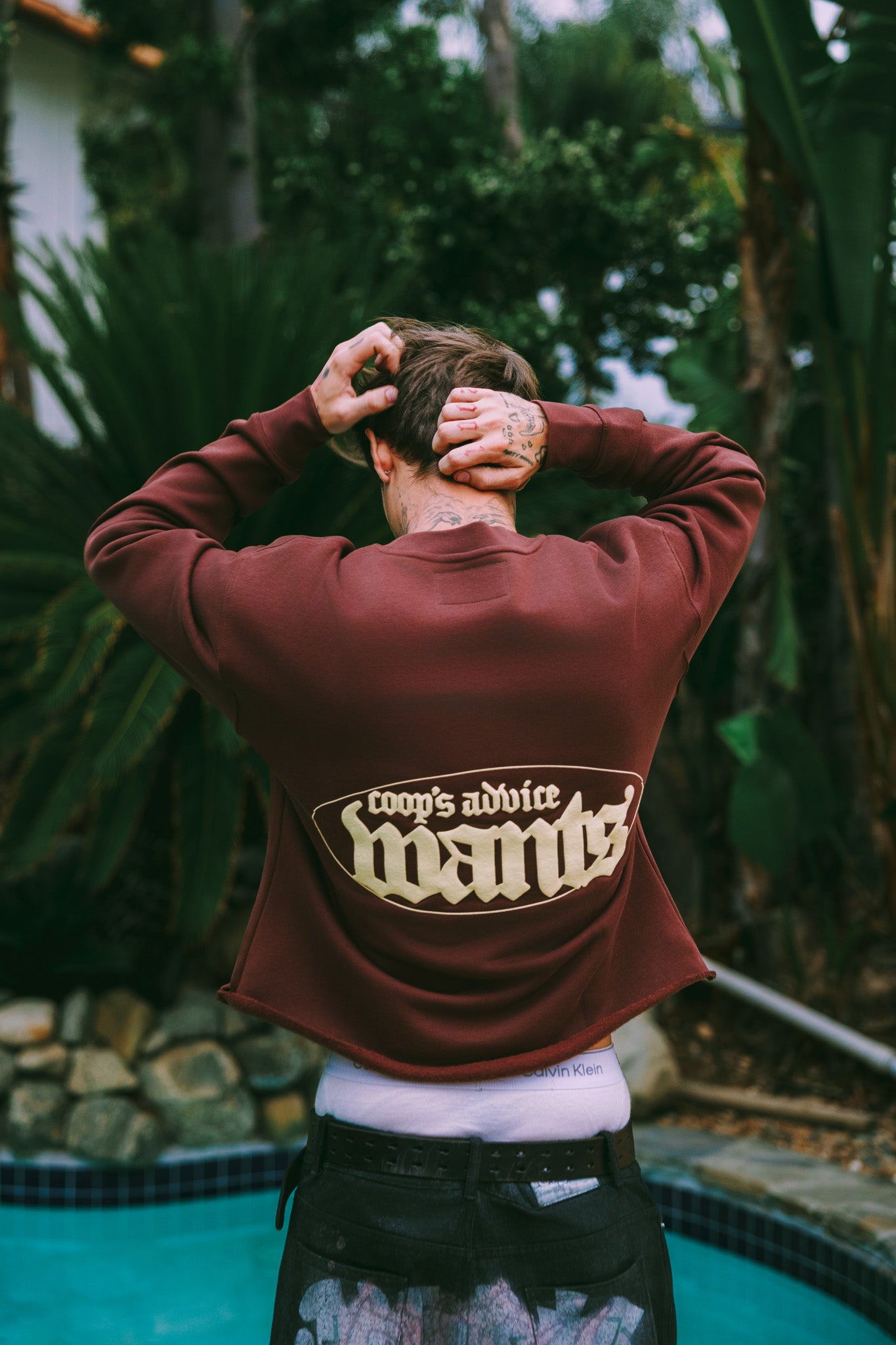 'Joshua 1:9' Brown Crewneck