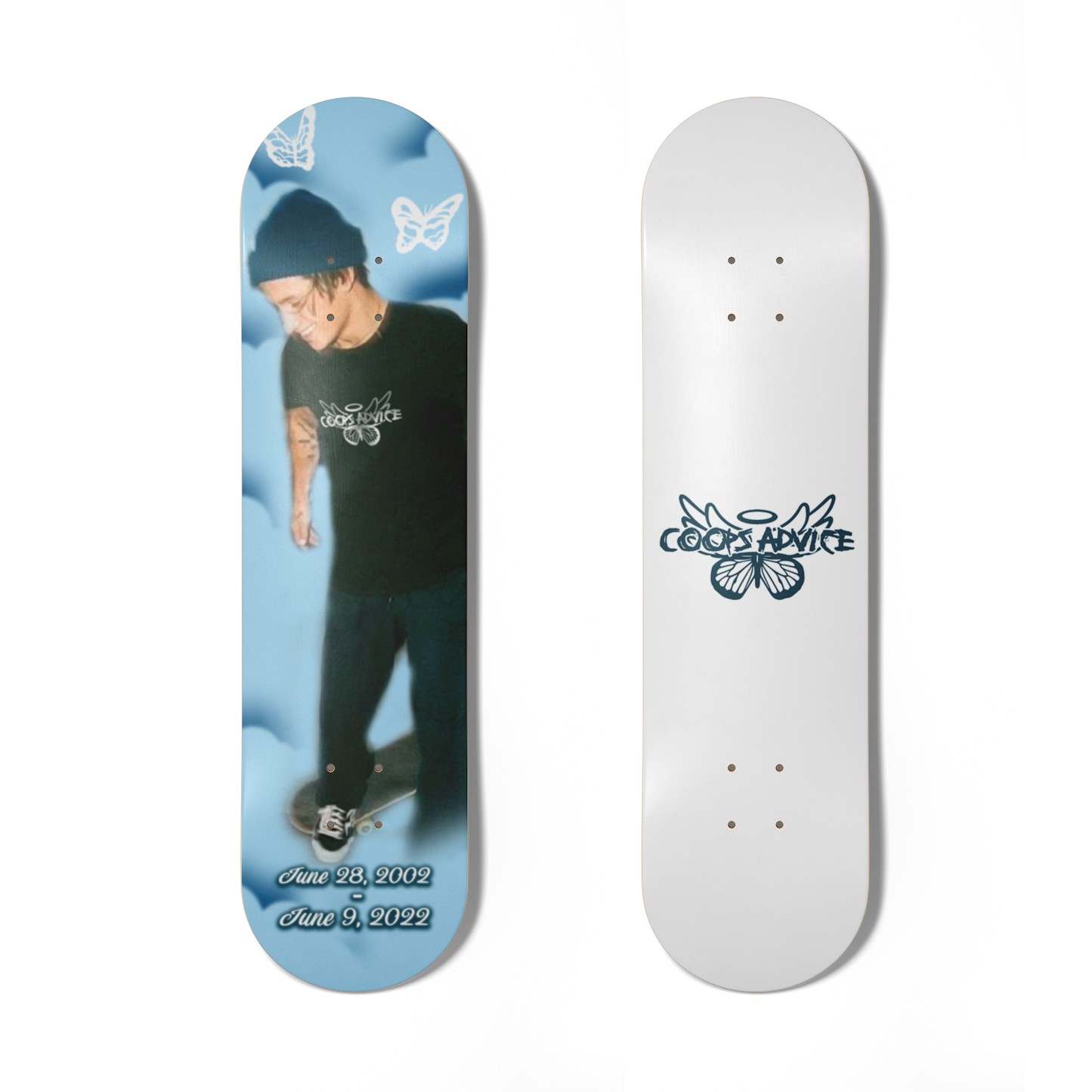 Coop's In Memory Skate Deck