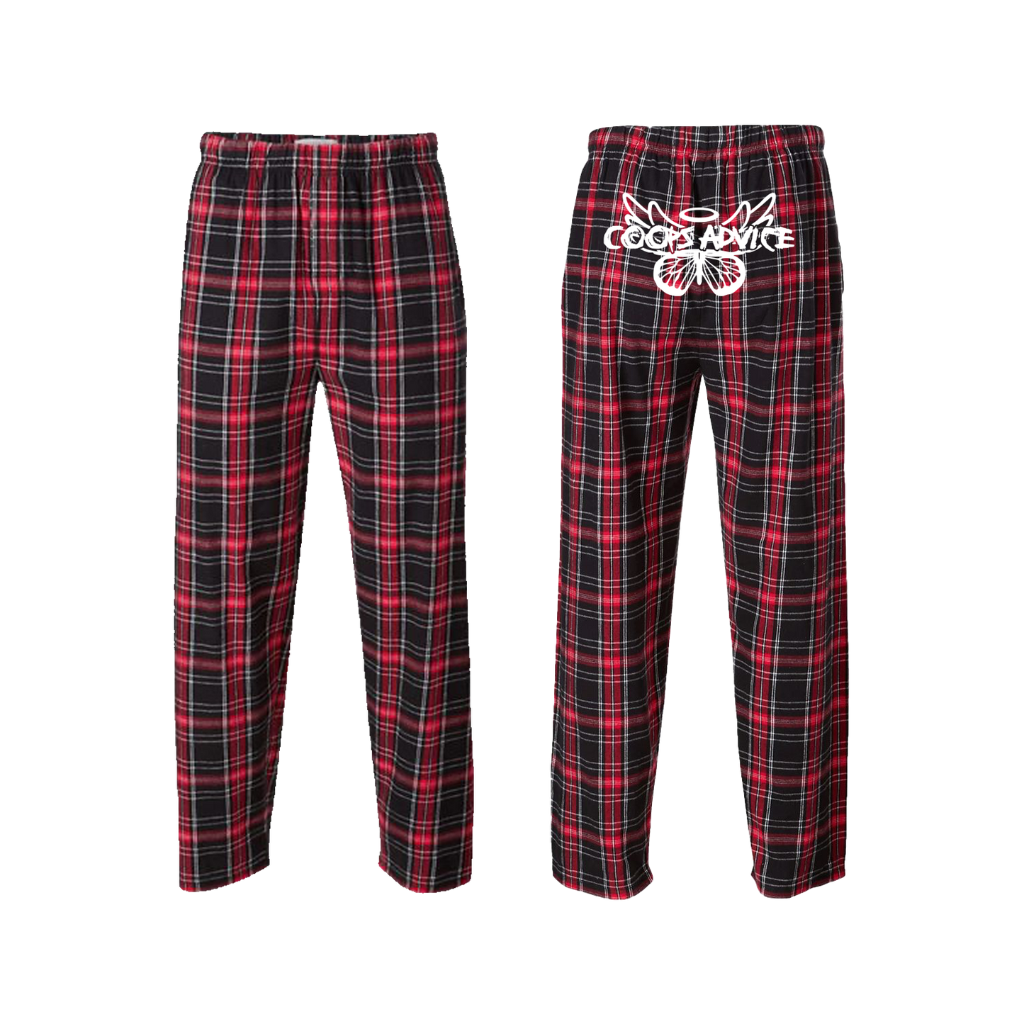 Coop's Black/Red Flannel PJ Bottoms