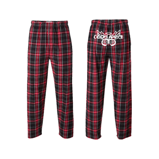 Coop's Black/Red Flannel PJ Bottoms