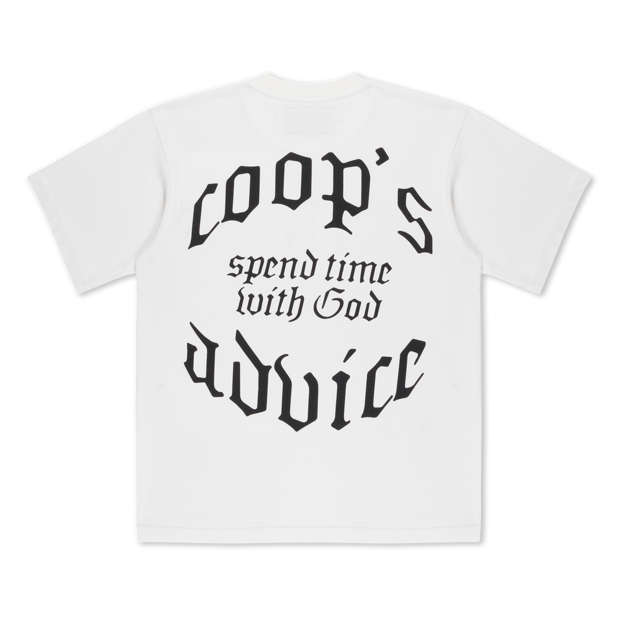 Spend Time With God' White Tee